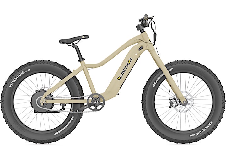 QuietKat 2021 Ranger 5.0 E-Bike - 48V, 500W, 18" Frame, Sandstone